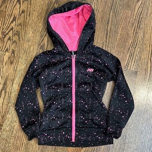 New Balance Little Girls Zip Up Sweater